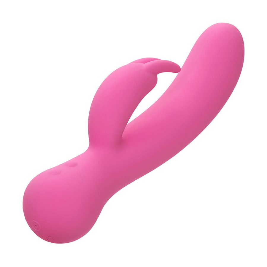 CALEXOTICS - FIRST TIME VIBRADOR COELHO RECARREGÁVEL ROSA
